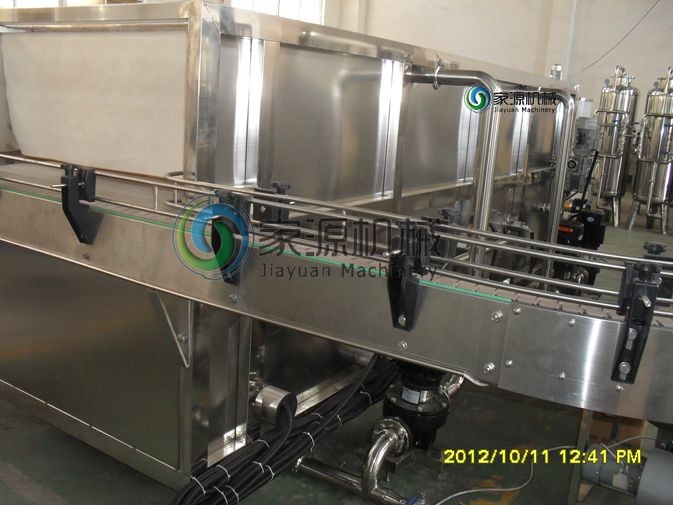 Máquina de enfriamiento de la botella de cristal del jugo, equipo de proceso de la bebida 2